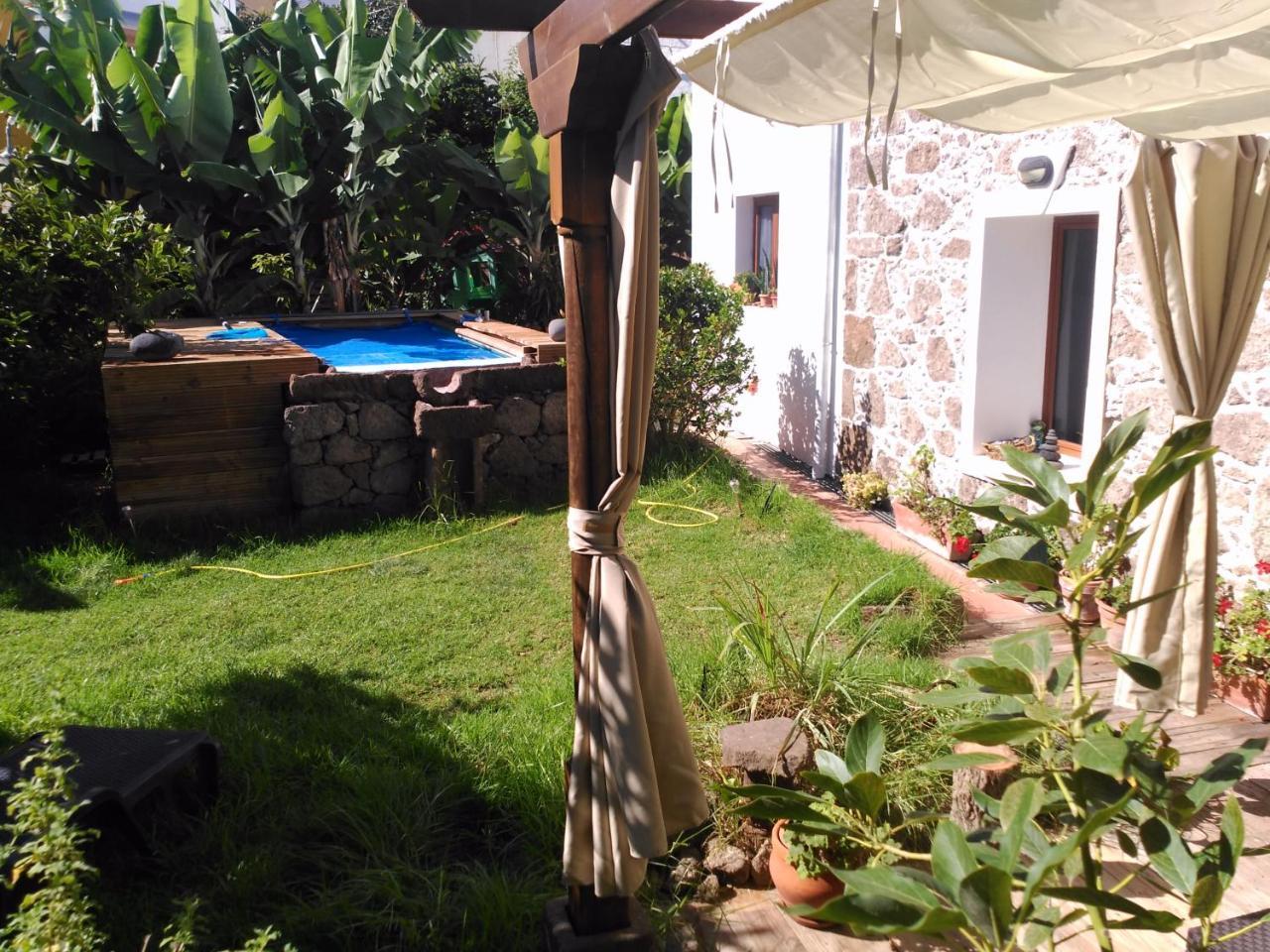Villa Canaria Piscina Jacuzzi Jardin Santa Maria de Guia de Gran Canaria Exterior photo