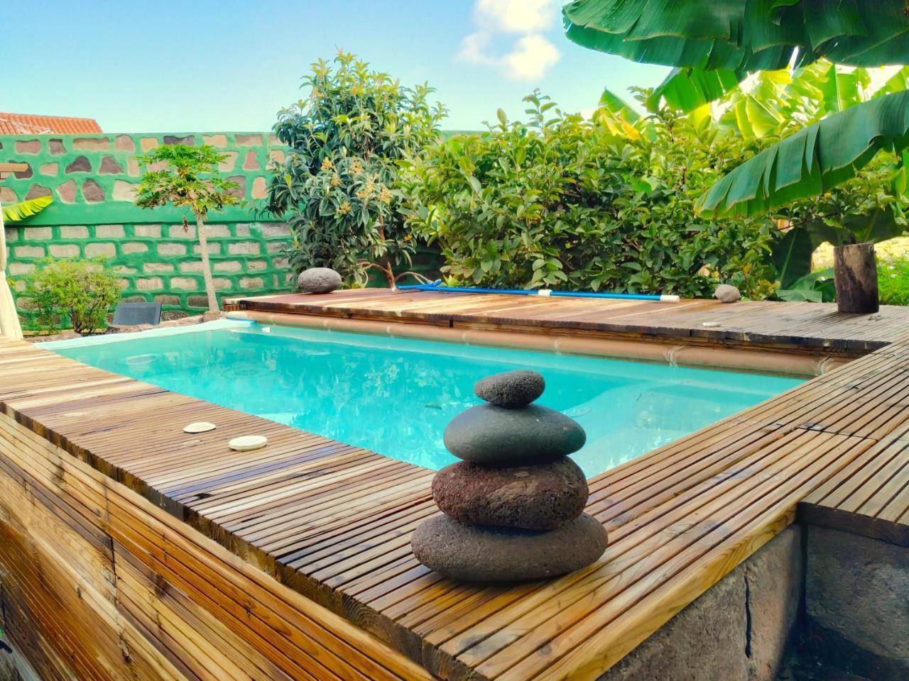 Villa Canaria Piscina Jacuzzi Jardin Santa Maria de Guia de Gran Canaria Exterior photo